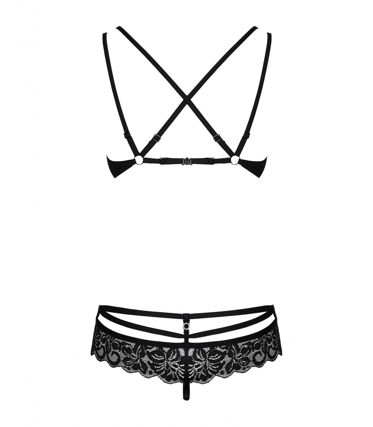 860-SET-1 SET 2 PEZZI NERO S/M