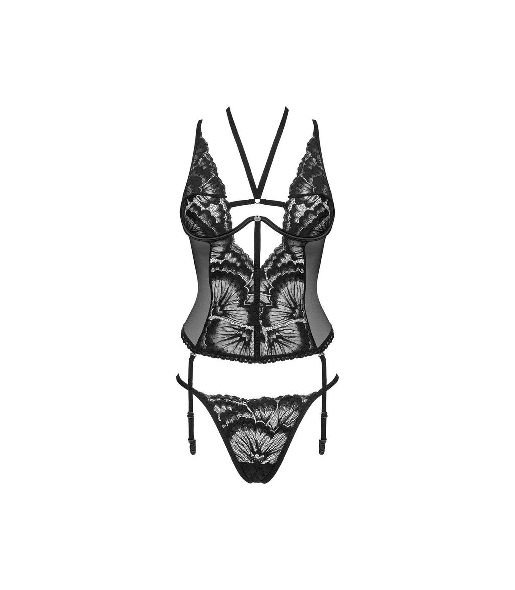 CORSETTO ALESSYA NERO M/L