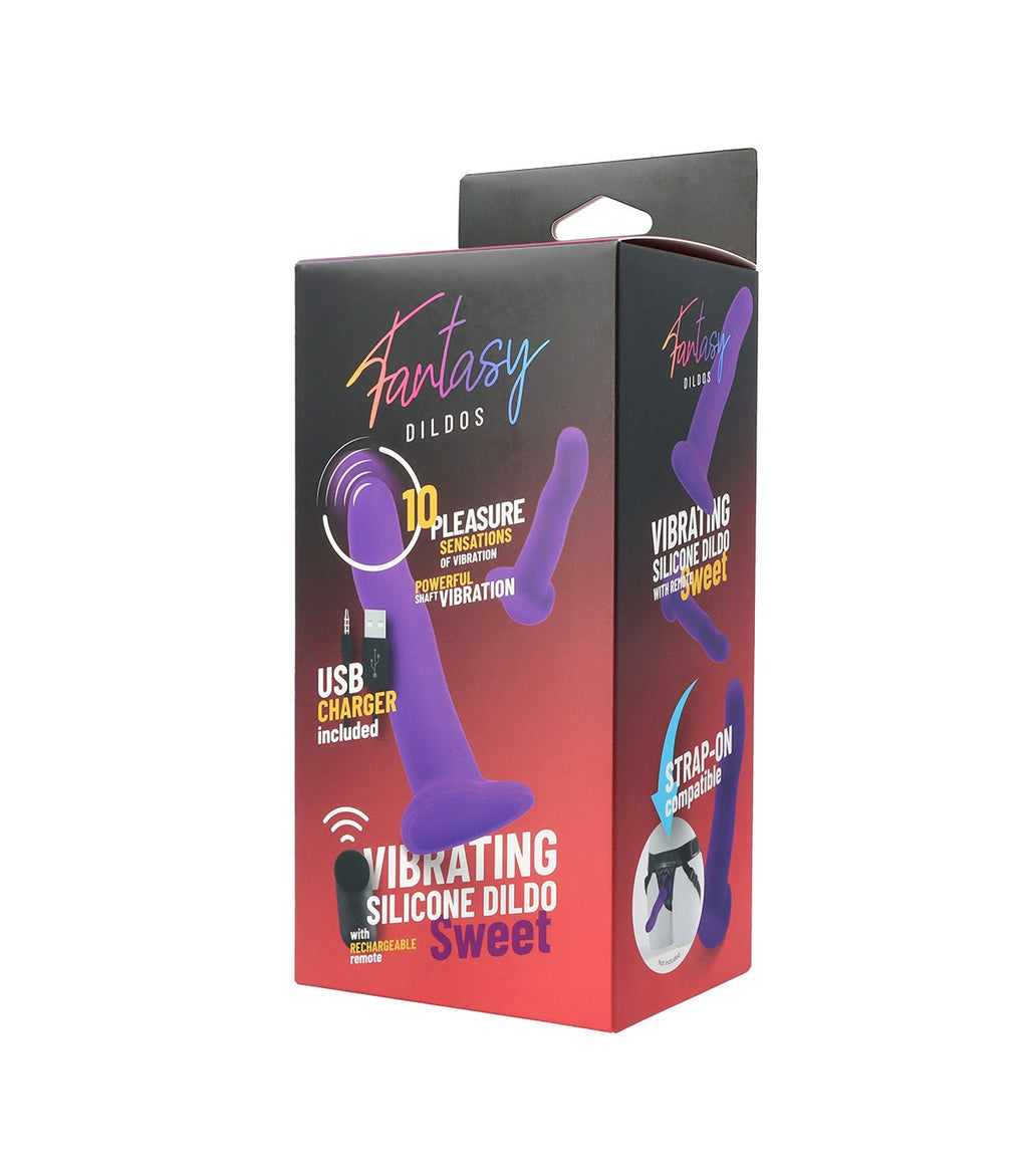 "DOLCE DILDO VIBRANTE IN SILICONE" CON TELECOMANDO